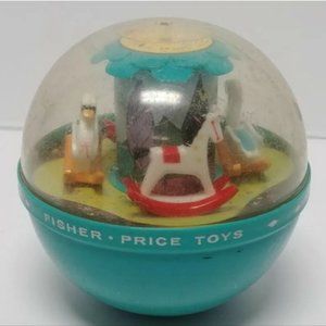 Vintage Fisher Price Roly Poly Chime Ball. No.165